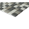 Lantern White Mixed Black Resin Mosaic Tiles